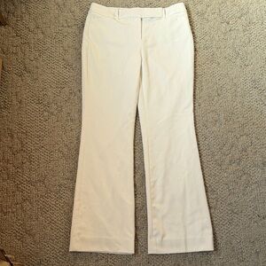Women's Cream Dress Pants - Classic Bootcut